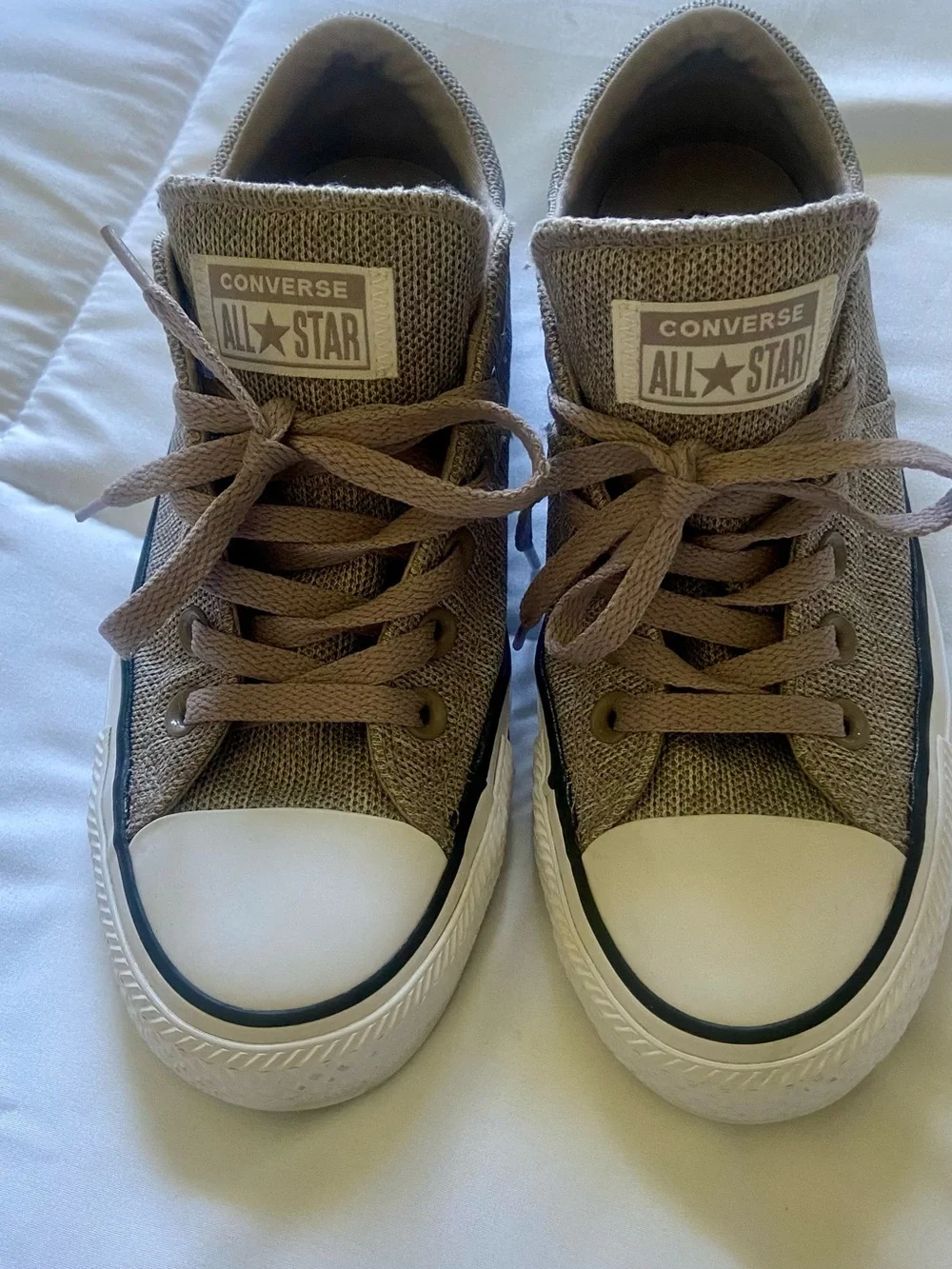 Converse All Star Women's Low-Top Sneakers in Taupe